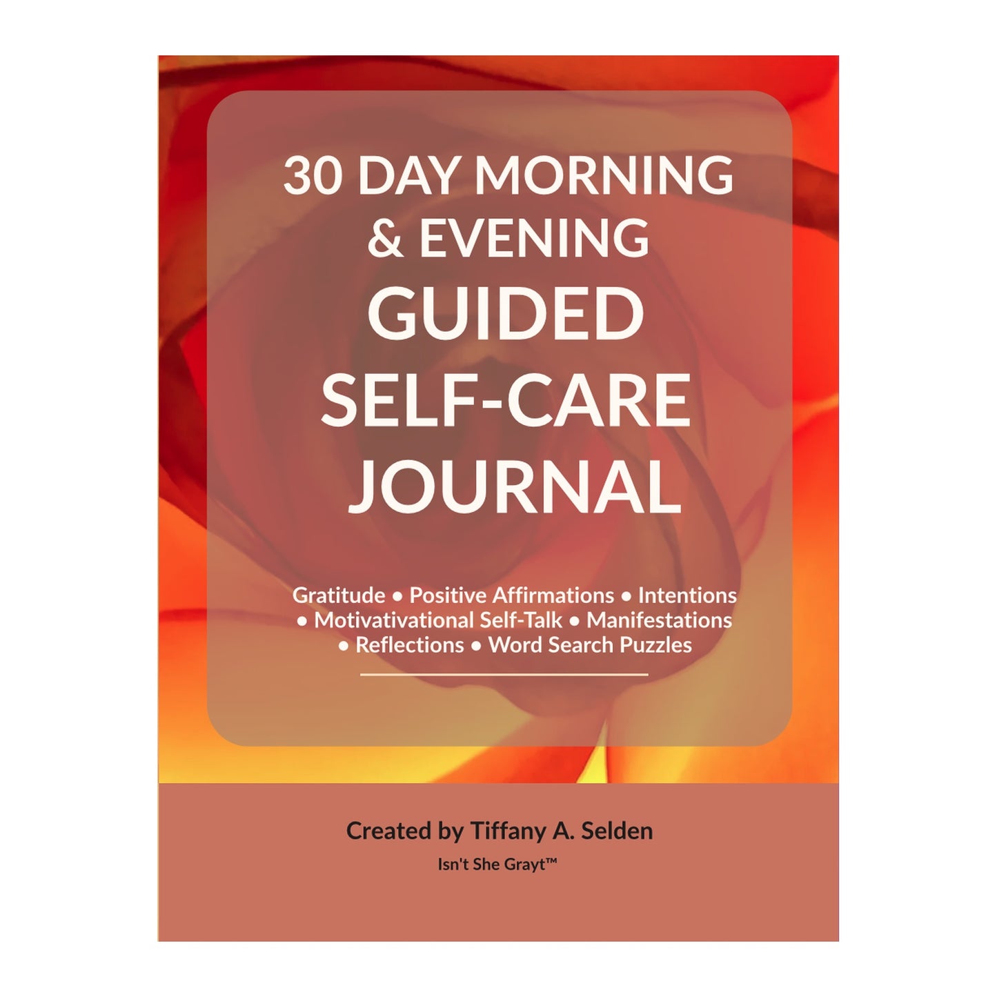 30 Day Morning & Evening Guided Self-Care Journal